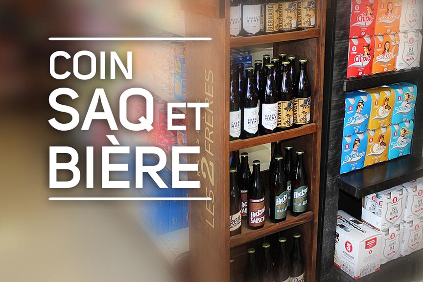 coin SAQ bière